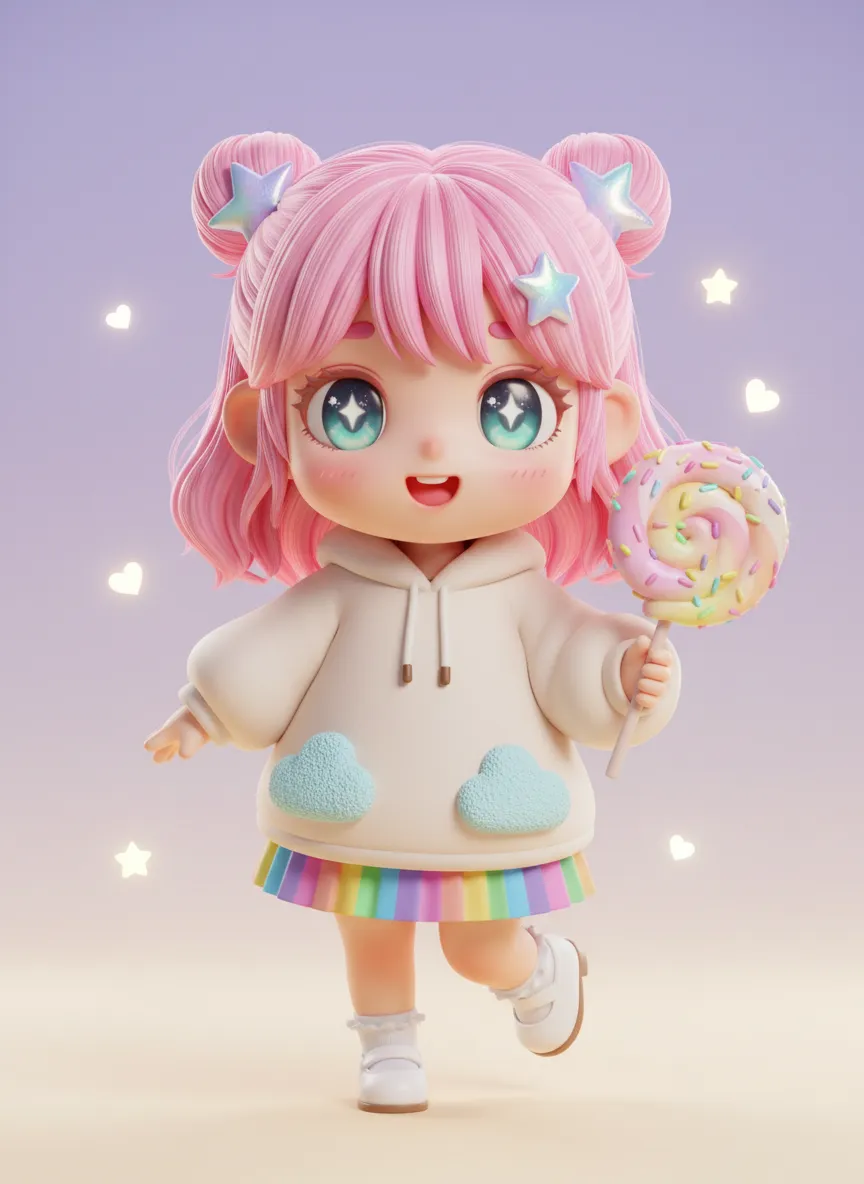 Cartoon/Chibi Anime Style