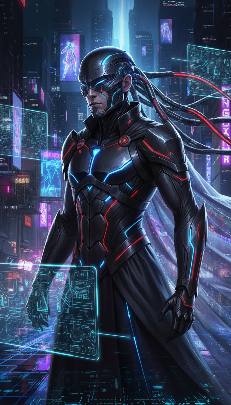 Futuristic Tech Villain