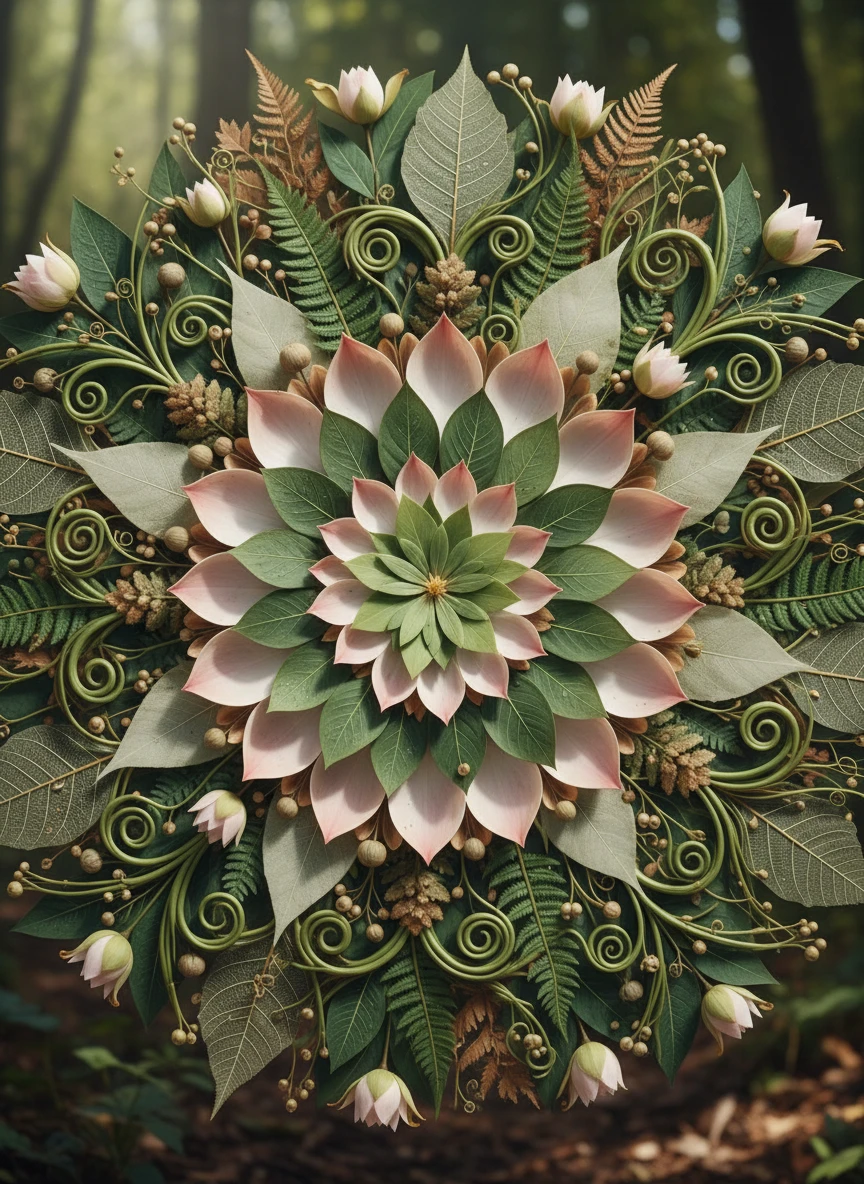 Botanical Mandala Bloom