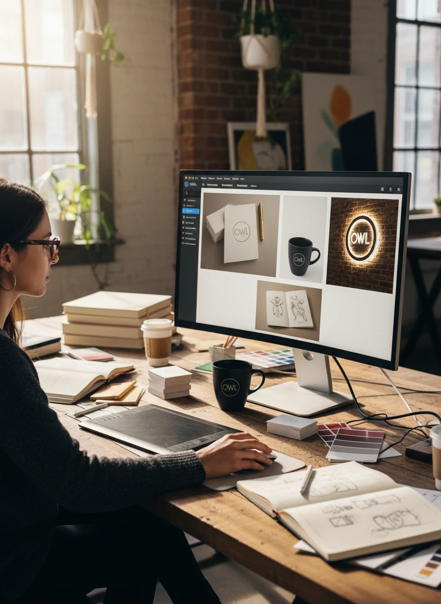 Branding Design Workspace