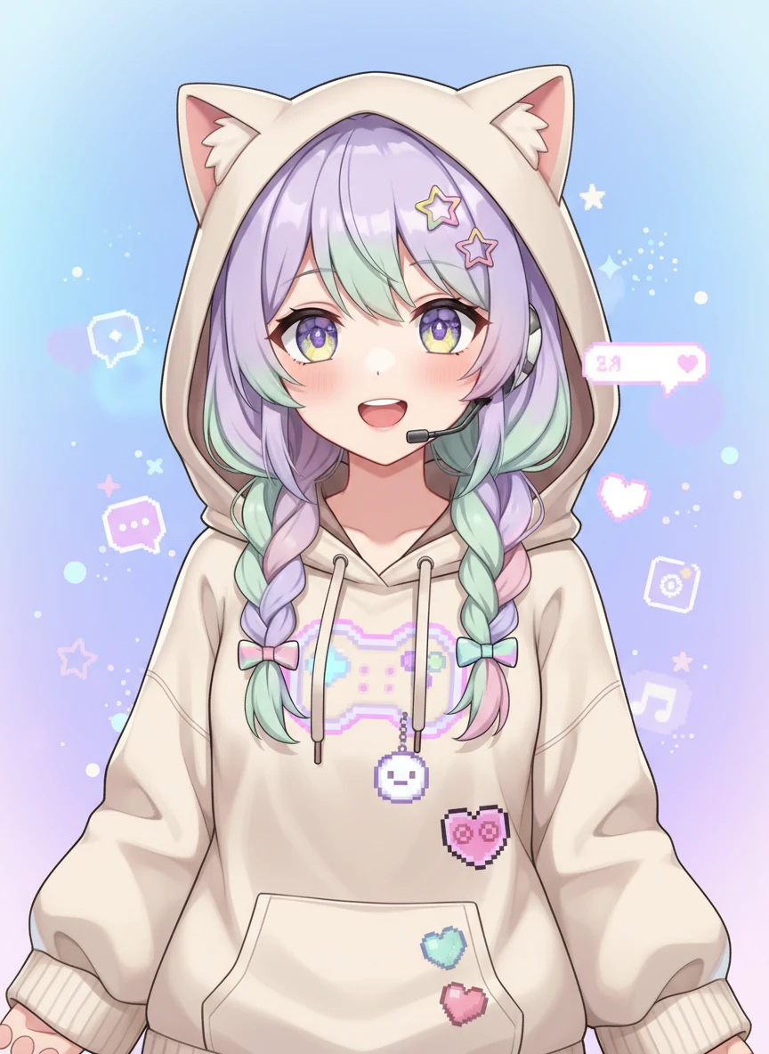 Cheerful Pastel Streamer