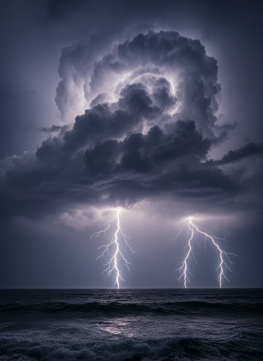 Coastal Lightning Surge