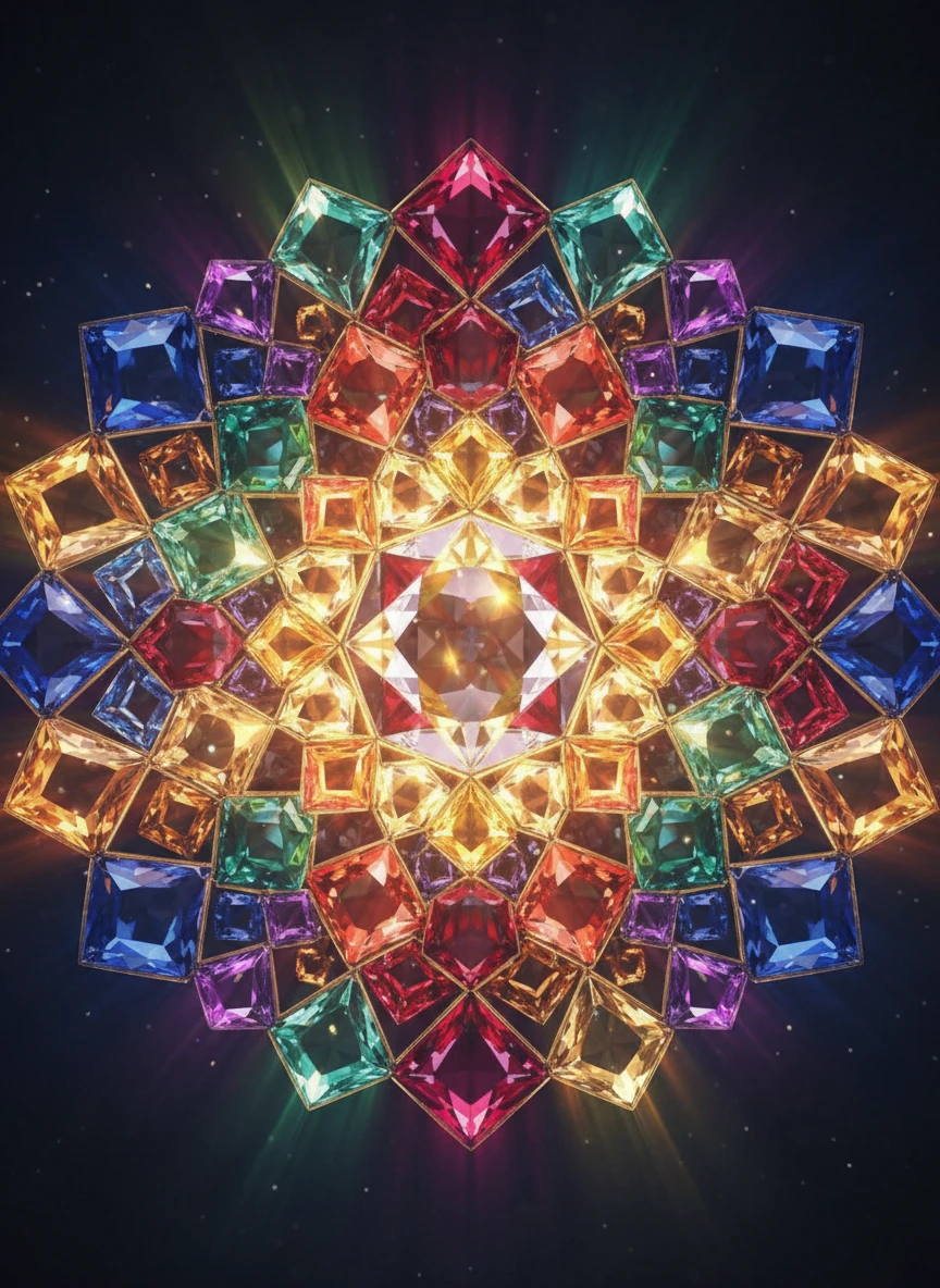 Crystal Jewel Mandala