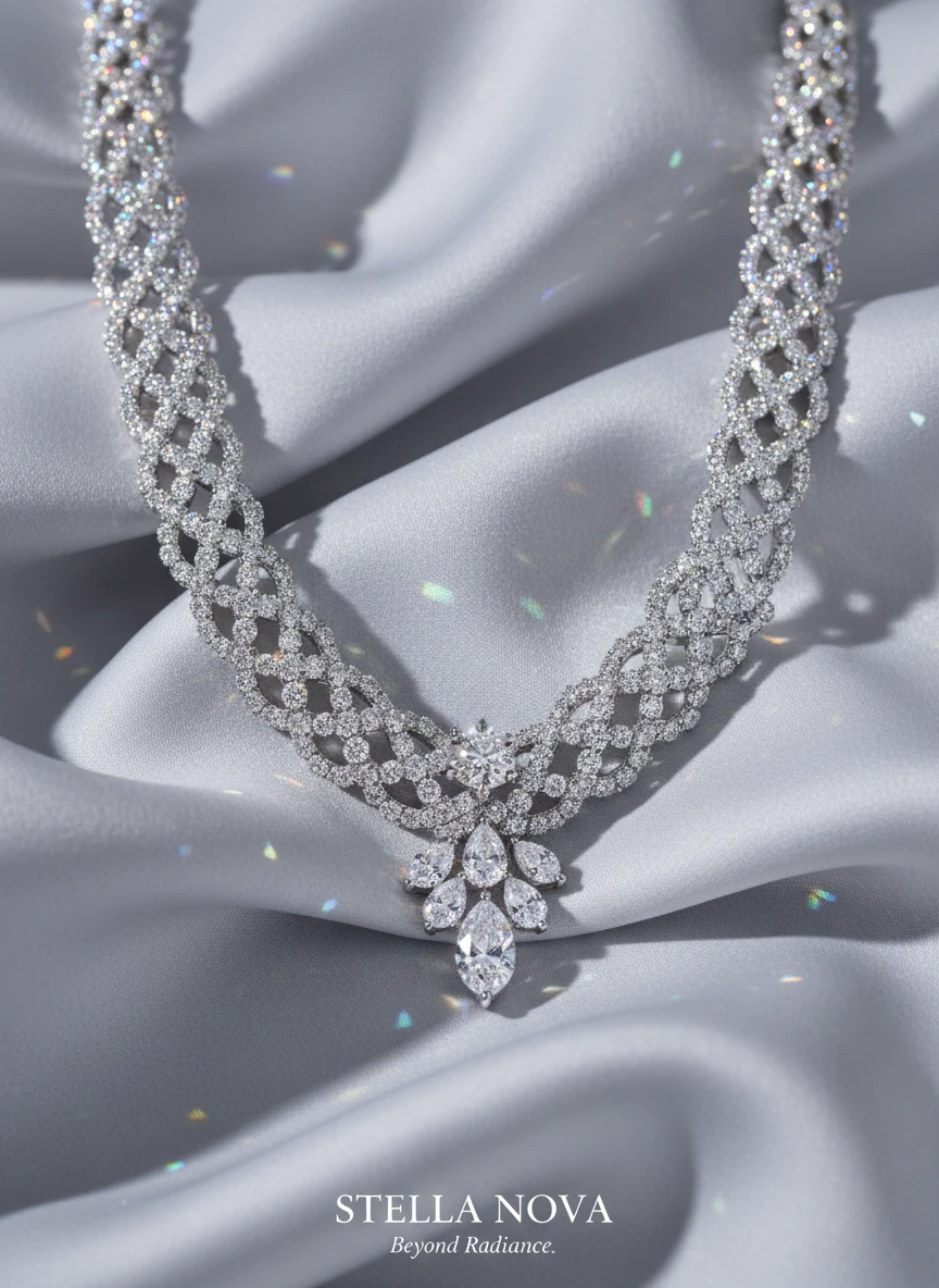 Elegant Diamond Jewelry Showcase