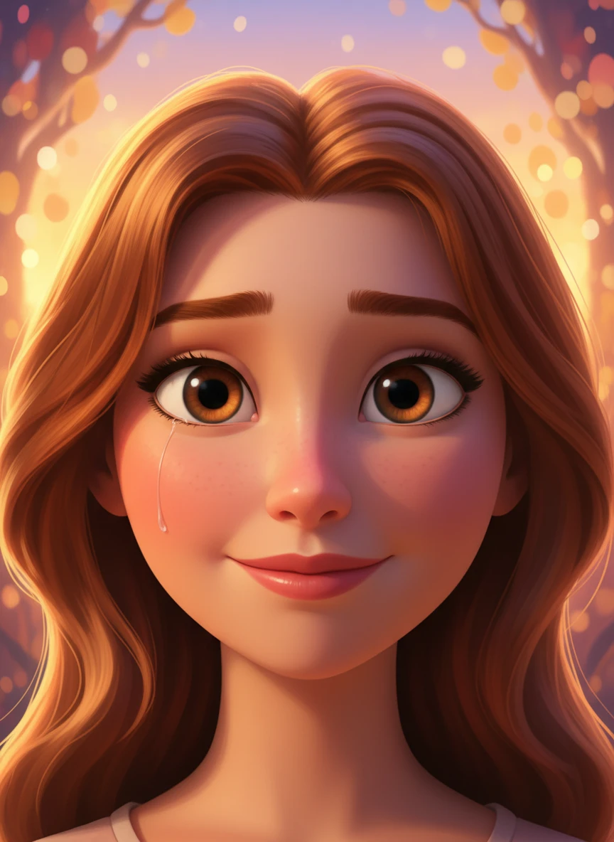 Emotional Close-Up Portrait