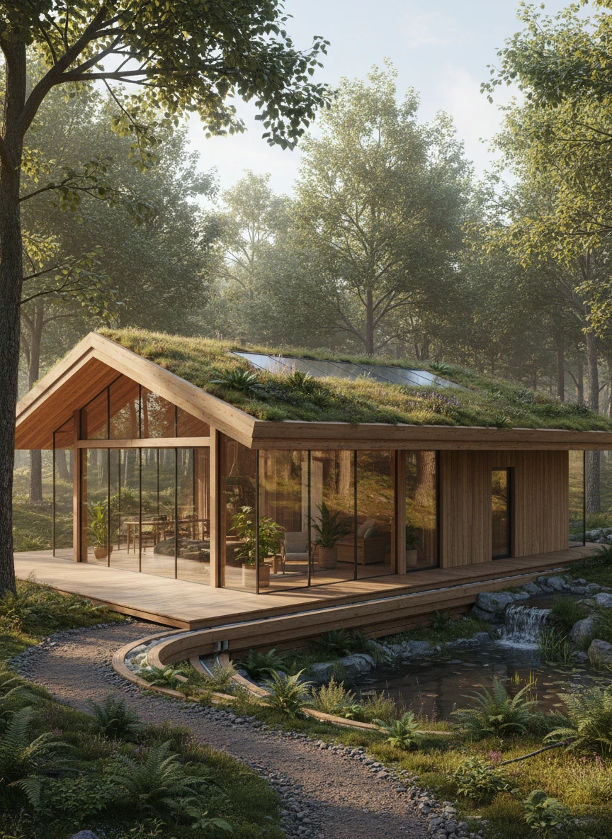 Futuristic Sustainable House
