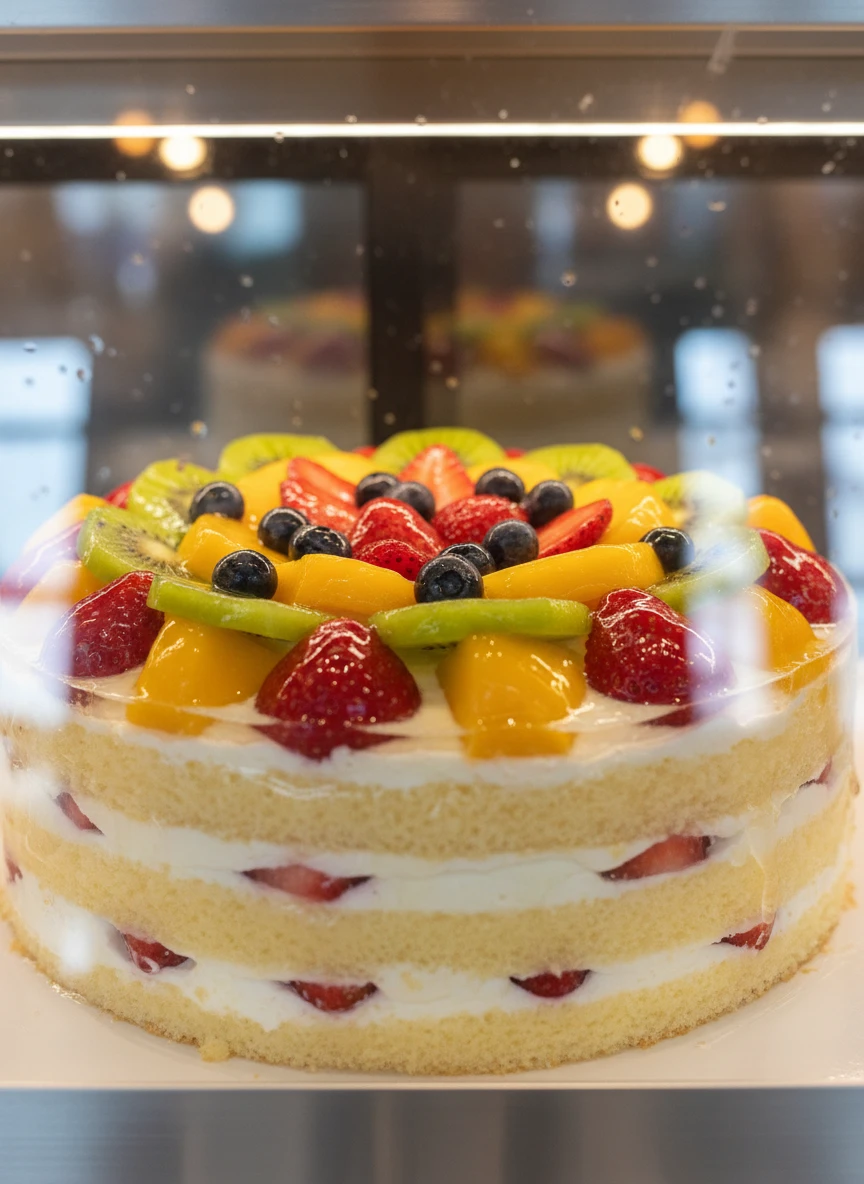 Gourmet Fruit Glaze Cake