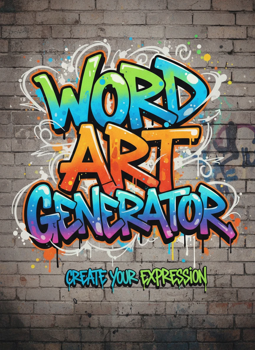 Graffiti Word Art