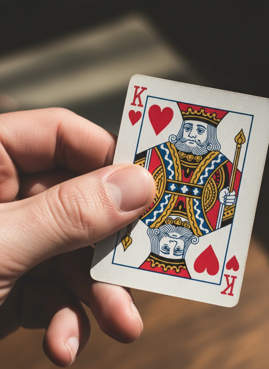 Handheld Playing Card Scene