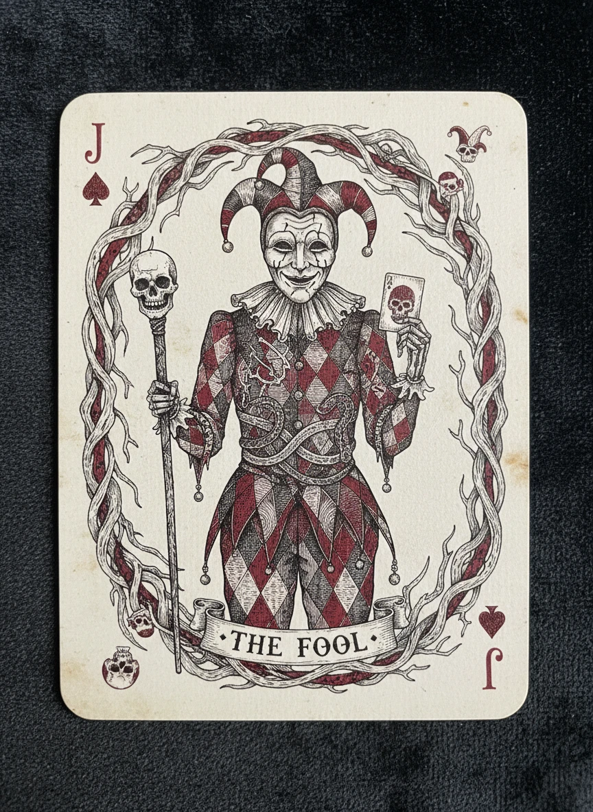 Joker Card Detail Study
