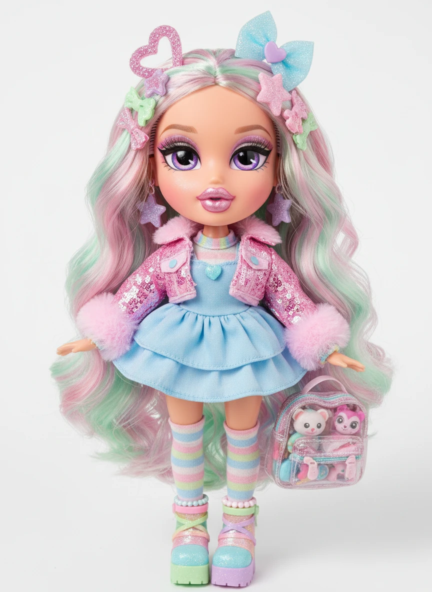 Kawaii Color Splash Doll