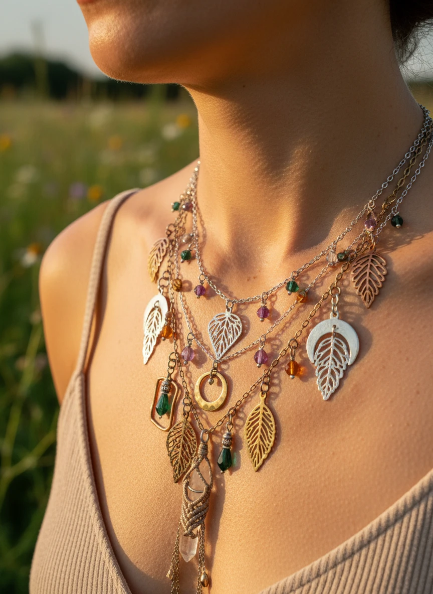 Layered Bohemian Necklace