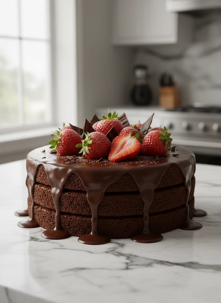 Luxury Chocolate Drip Cake