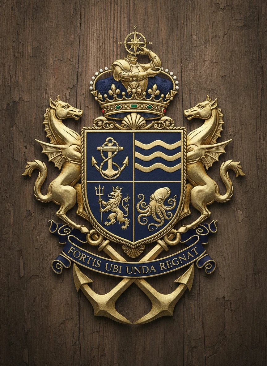 Maritime Noble Family Crest