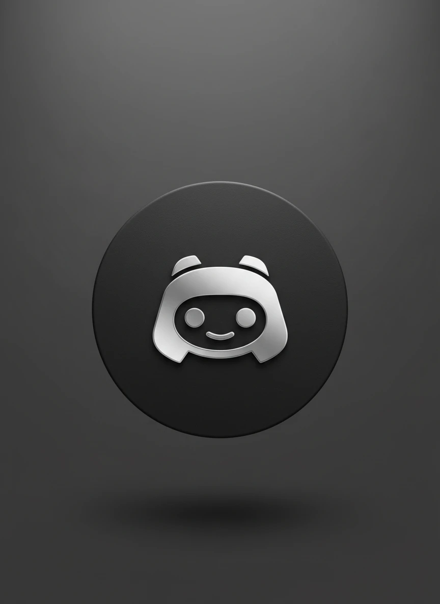 Minimal Luxury Realistic Discord Logo Generator