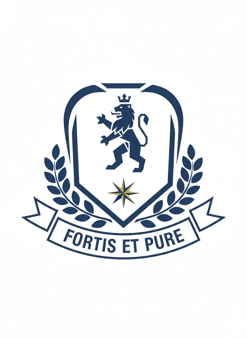 Minimal Royal Heraldic Emblem