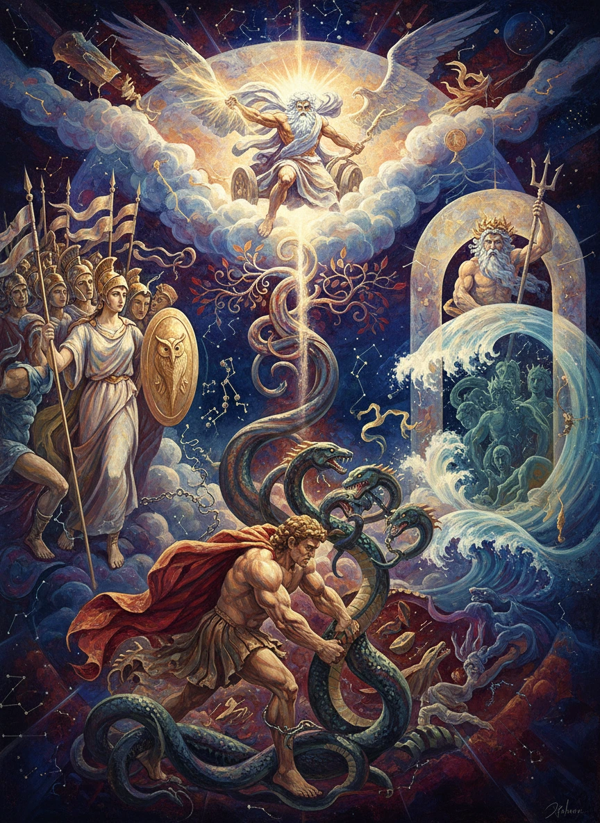 Mythological Scene