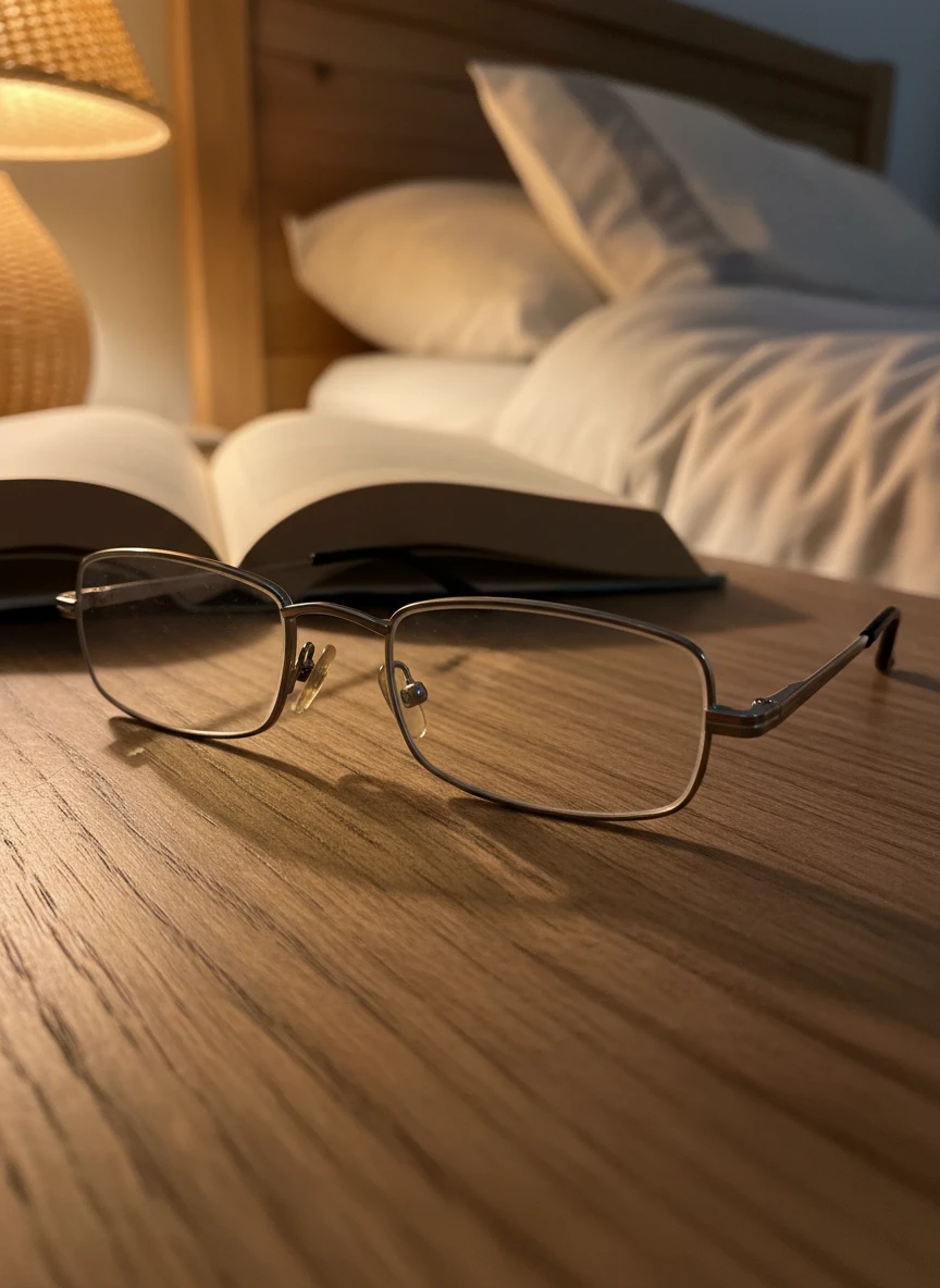 Reading Glasses with Fine Detail