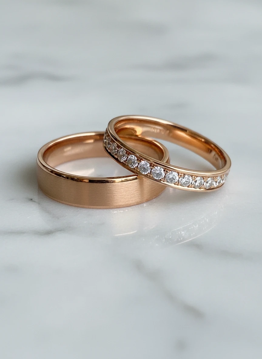 Rose Gold Wedding Bands