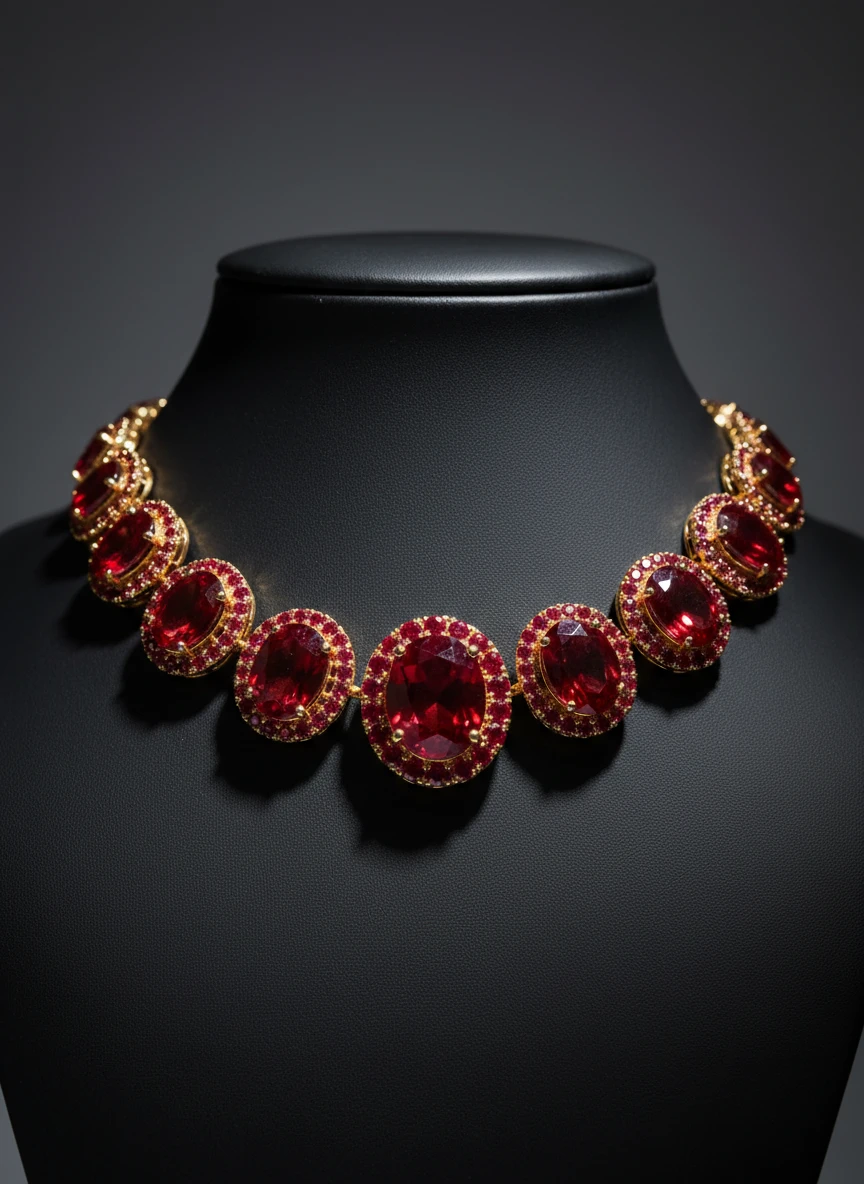 Ruby Choker Necklace