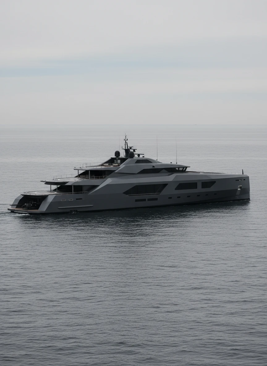 Shadowline Stealth Yacht