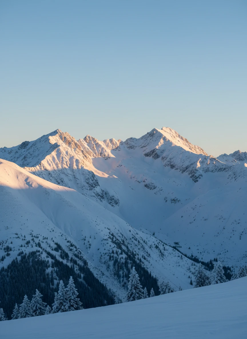 Snowy Blue Mountains