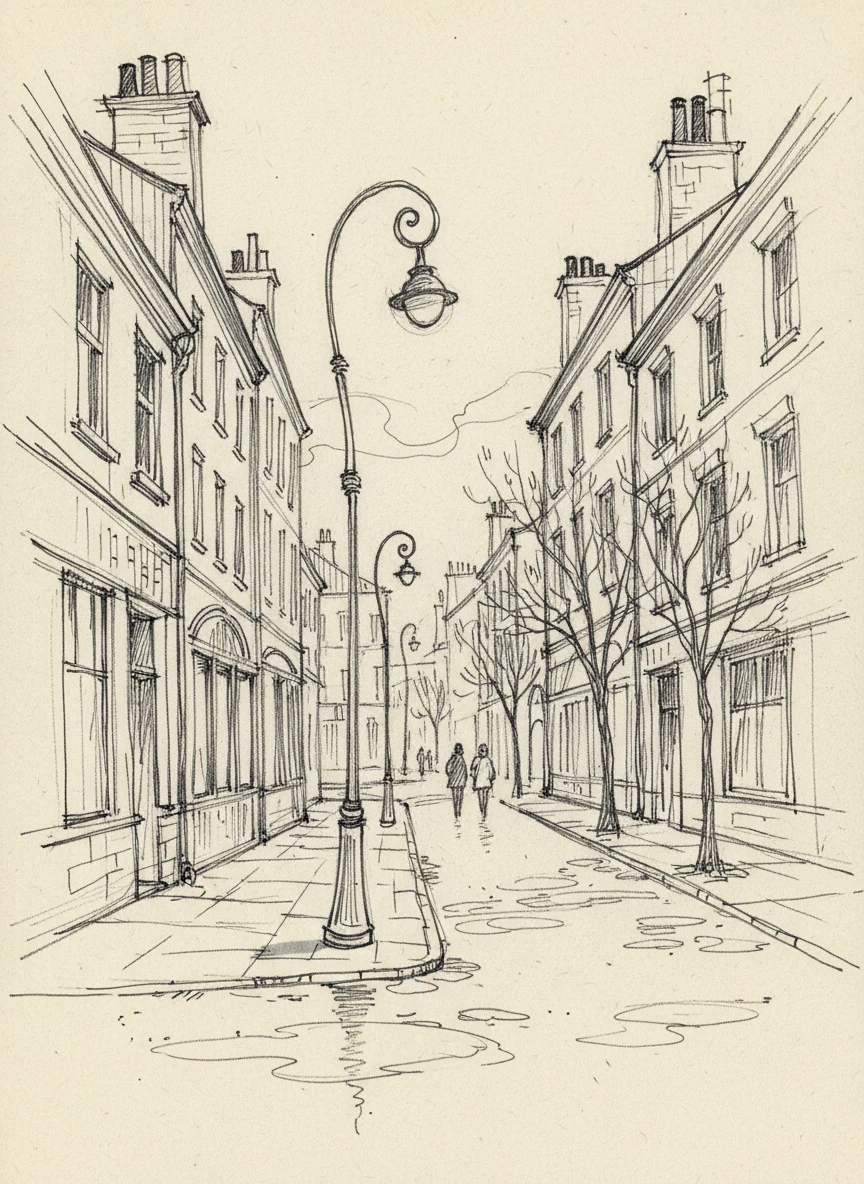 Urban Street Sketch