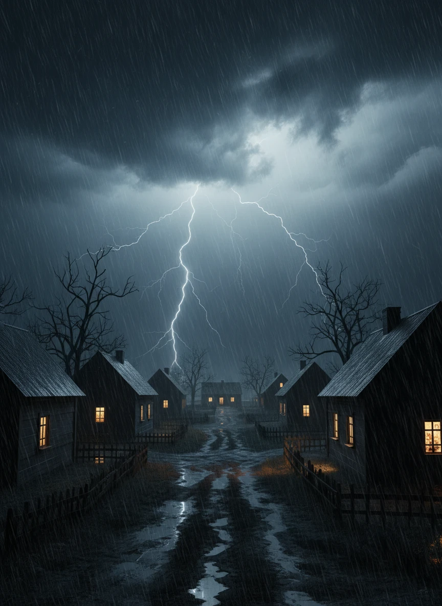 Village Under Stormlight