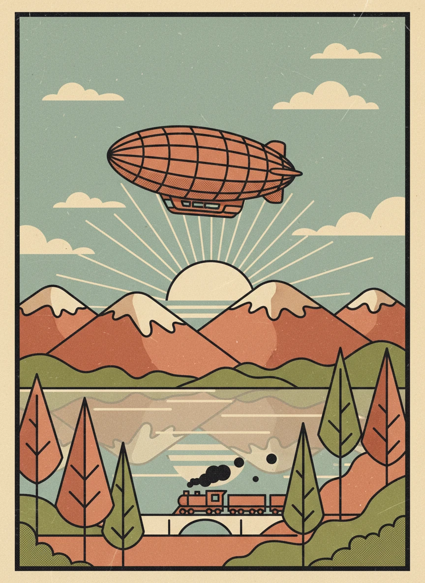 Vintage Illustration Style