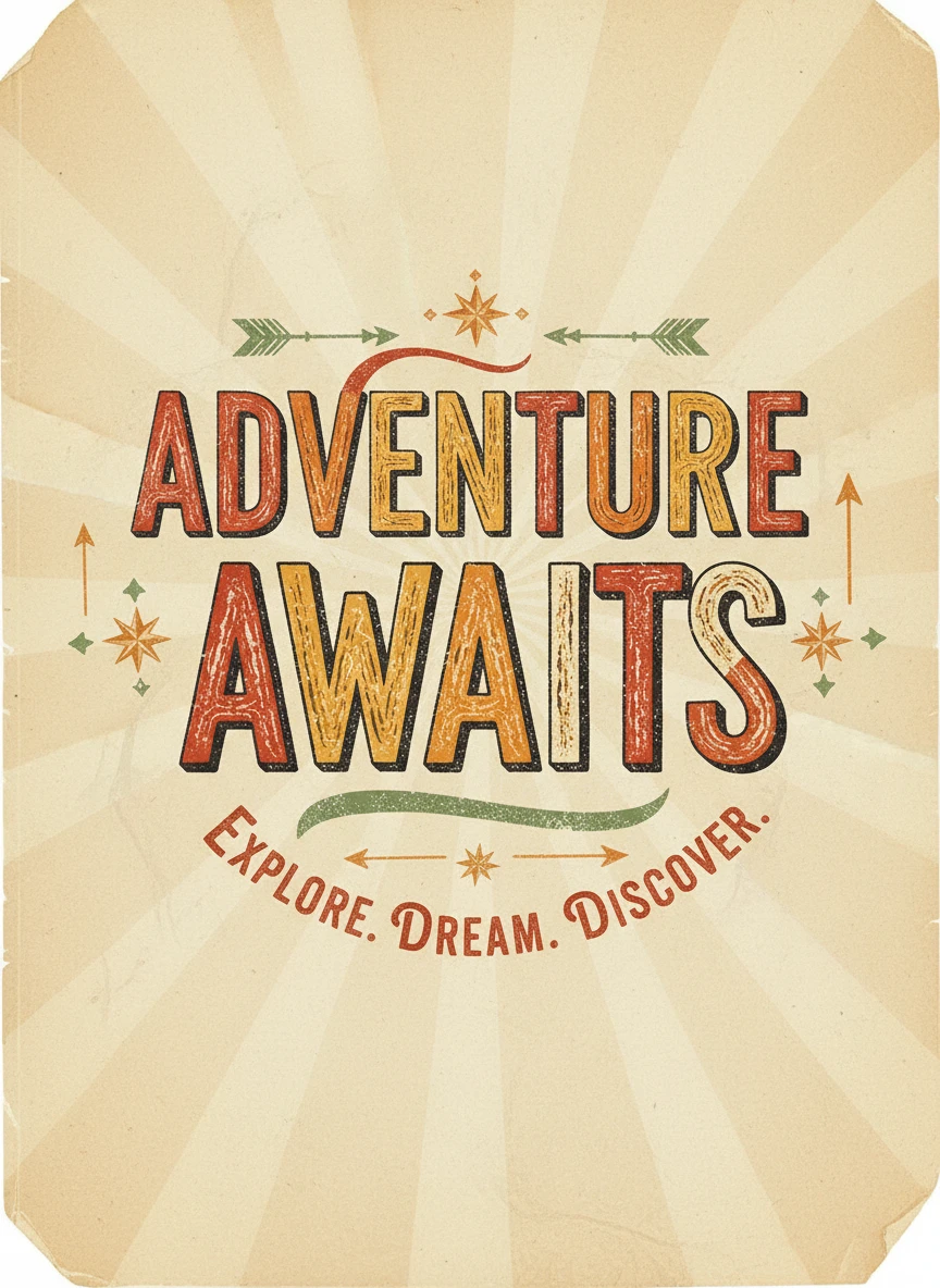 Vintage Poster Typography