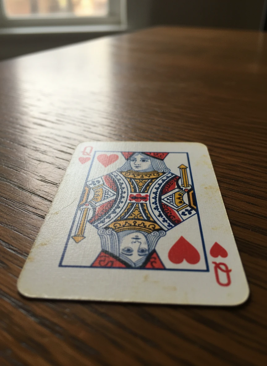 Worn Card from Use
