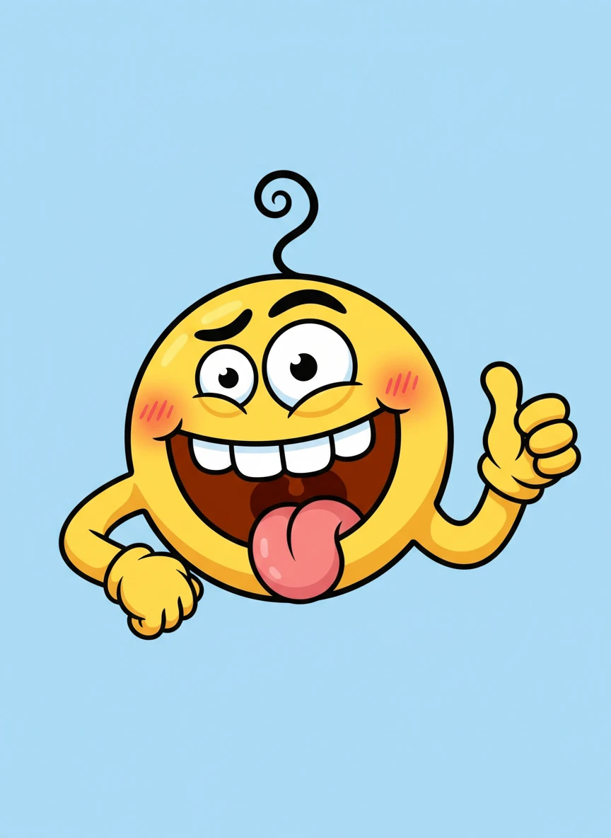 Funny Exaggerated Emoji