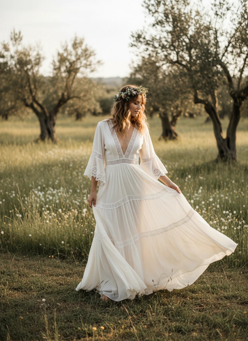 Bohemian Free-Spirit Bride