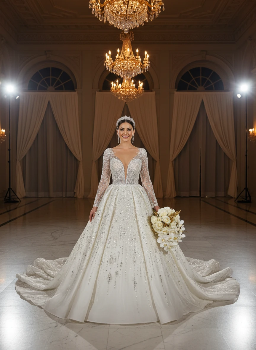 Glamorous Statement Bride